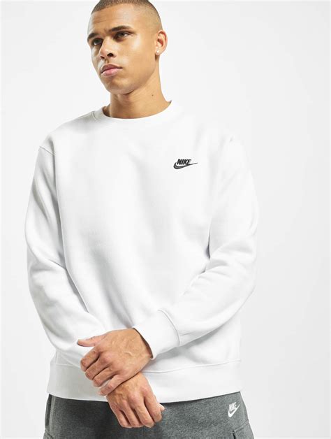 nike freizeit pullover sportswear club crew bb hellrosa weiß|Nike Club Crew Sweatshirt Weiss F100 .